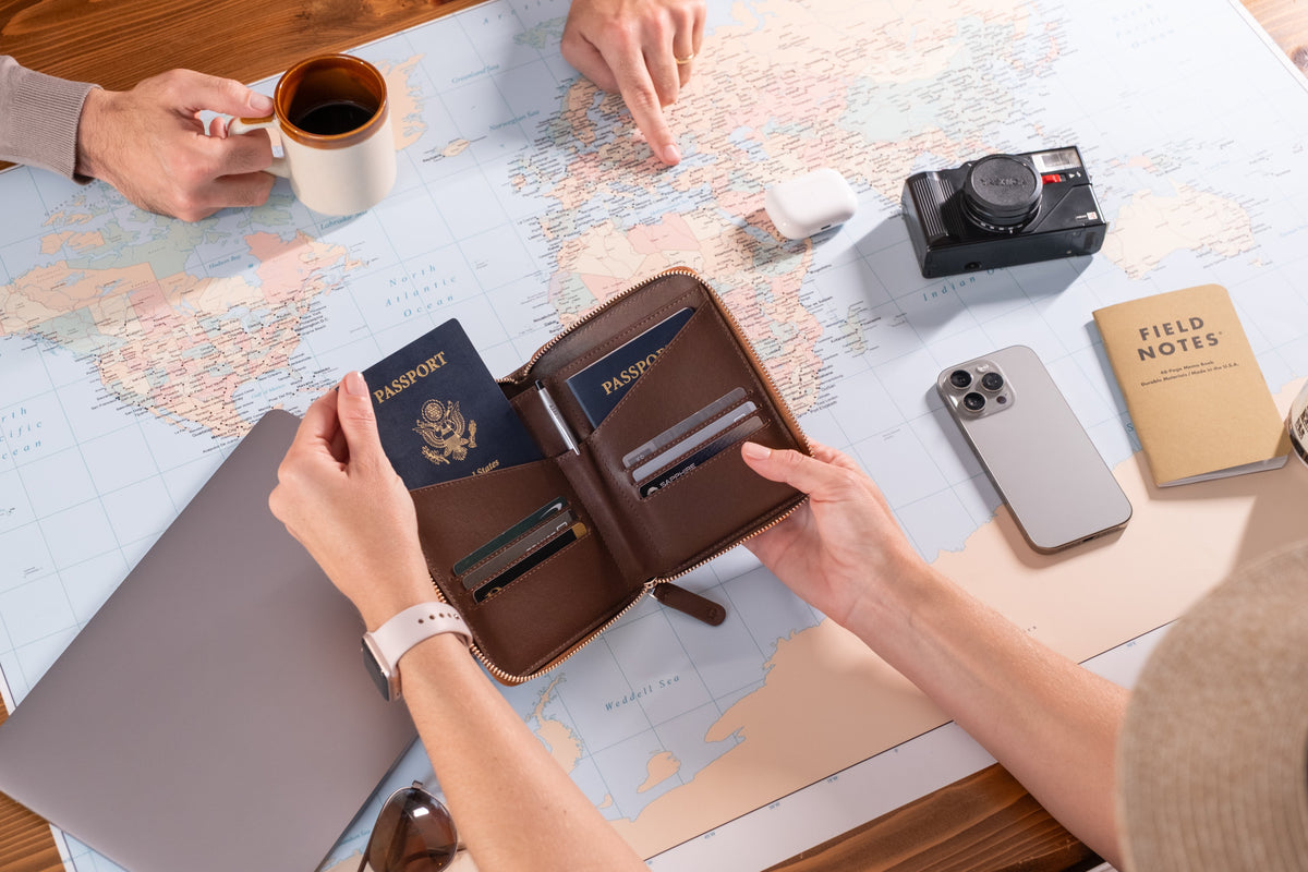 Get to Know Your Couple's Passport Wallet